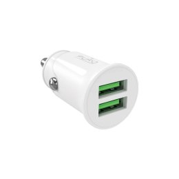 Ładowarka samochodowa Puro Pro Lite 2x USB-A 10W - biała Puro