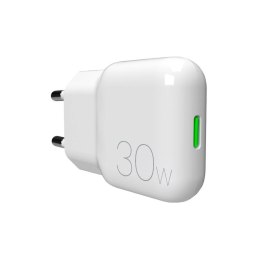 Ładowarka sieciowa GaN Puro SLIMPRO 30W USB-C - biała Puro