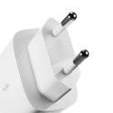 Ładowarka sieciowa Puro PROLITE 10W 2x USB-A - biała Puro