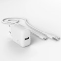 Ładowarka sieciowa Puro PROLITE 10W USB-A + kabel USB-A - USB-C 1.2m - biała Puro