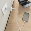 Ładowarka sieciowa Puro PROLITE 30W USB-A / USB-C + kabel USB-C - USB-C 1.2m - biała Puro