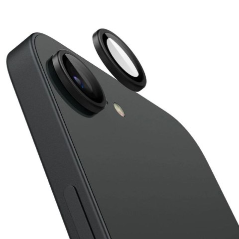 Osłona aparatu Spigen Optik Pro GLAS.TR "Ez Fit" 2-pack na iPhone 16e / 17e - czarna Spigen
