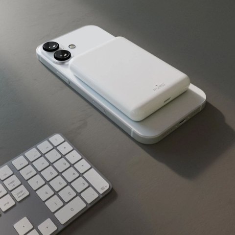 Powerbank Puro Power Mag 5000mAh 20W Power Delivery USB-C - biały Puro