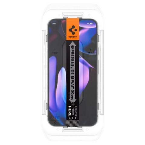 Szkło prywatyzujące Spigen Glas.TR "Ez Fit" Privacy HD 2-pack na Google Pixel 9 / 9 Pro Spigen