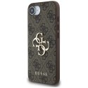 Etui Guess 4G Big Logo na iPhone 16e - brązowe Guess