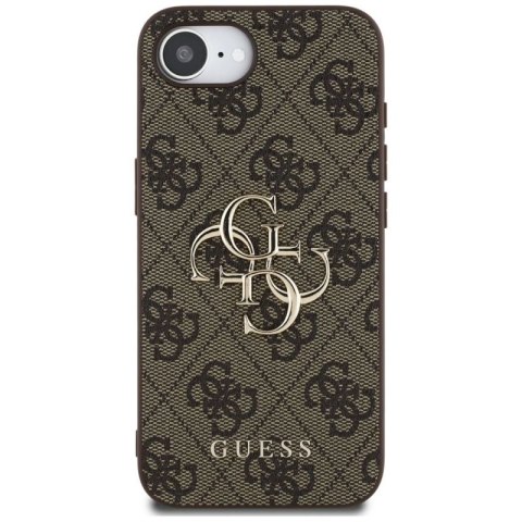 Etui Guess 4G Big Logo na iPhone 16e - brązowe Guess