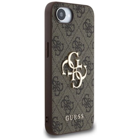 Etui Guess 4G Big Logo na iPhone 16e - brązowe Guess