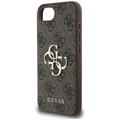 Etui Guess 4G Big Logo na iPhone 16e - brązowe Guess