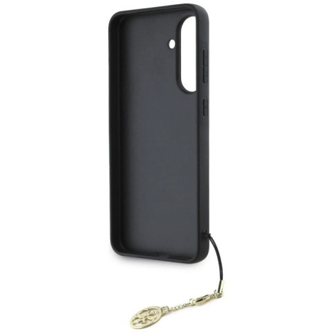 Etui Guess 4G Charms Collection na Samsung Galaxy A56 - brązowe Guess