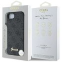 Etui Guess 4G Script Logo MagSafe na iPhone 16e - czarne Guess