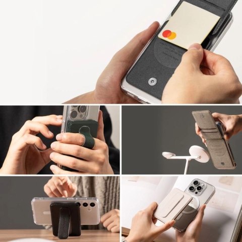 Etui Ringke Wallet Slide Grip MagSafe - czarne Ringke