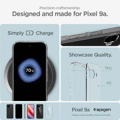 Etui Spigen Ultra Hybrid na Google Pixel 9A - przezroczyste Spigen
