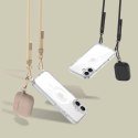 Etui Tech-Protect FlexAir Chain MagSafe na iPhone 16e / 17e - czarno-beżowe Tech-Protect
