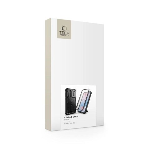 Etui Tech-Protect Kevlar Cam+ na Samsung Galaxy A56 5G - czarne Tech-Protect