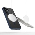 Etui Tech-Protect MagMat MagSafe na Samsung Galaxy S25 - przezroczysto-niebieskie Tech-Protect