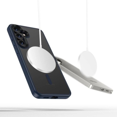 Etui Tech-Protect MagMat MagSafe na Samsung Galaxy S25 - przezroczysto-niebieskie Tech-Protect