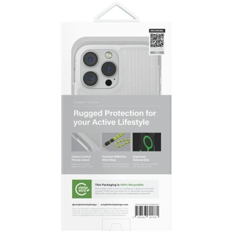 Etui UNIQ Combat Active Magclick Charging na iPhone 16 Pro Max - białe UNIQ