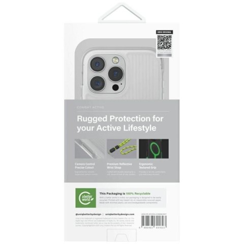 Etui UNIQ Combat Active Magclick Charging na iPhone 16 Pro - białe UNIQ