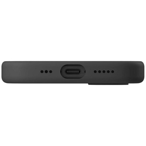 Etui UNIQ Lino Magclick Charging na iPhone 16e - szare UNIQ