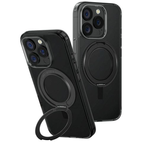 Etui UNIQ Swivix 360 Rotating Kickstand na iPhone 16 Pro - czarne UNIQ