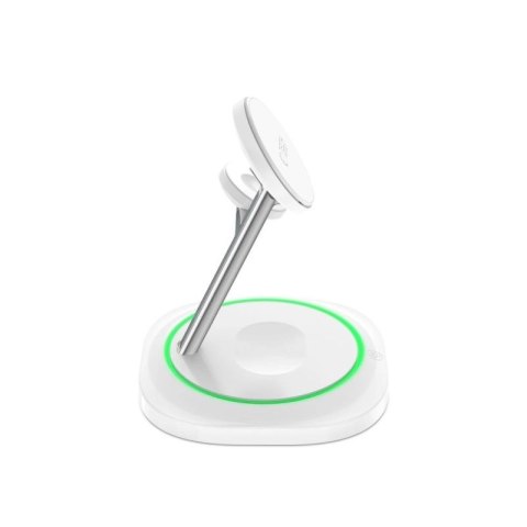 Ładowarka indukcyjna Tech-Protect QI15W-A46 3w1 Magnetic MagSafe - biała Tech-Protect