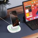 Ładowarka indukcyjna Tech-Protect QI15W-A46 3w1 Magnetic MagSafe - biała Tech-Protect