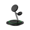 Ładowarka indukcyjna Tech-Protect QI15W-A46 3w1 Magnetic MagSafe - czarna Tech-Protect