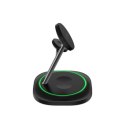 Ładowarka indukcyjna Tech-Protect QI15W-A46 3w1 Magnetic MagSafe - czarna Tech-Protect