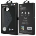 Etui BMW Oversized Stripes MagSafe na iPhone 16e - czarne BMW