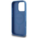 Etui Guess 4G Circle Classic Logo MagSafe na iPhone 16 Pro Max - niebieskie Guess