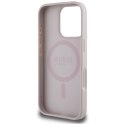 Etui Guess 4G Circle Classic Logo MagSafe na iPhone 16 Pro - różowe Guess