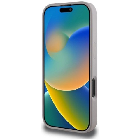 Etui Guess Grained Roses Big 4G logo na iPhone 16 Pro - fioletowe Guess