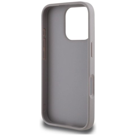 Etui Guess Grained Roses Big 4G logo na iPhone 16 Pro - fioletowe Guess