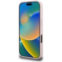 Etui Guess Grained Roses Big 4G logo na iPhone 16 Pro - różowe Guess