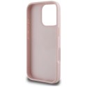Etui Guess Grained Roses Big 4G logo na iPhone 16 Pro - różowe Guess