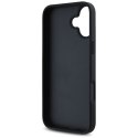 Etui Guess Grained Roses Big 4G logo na iPhone 16 - czarne Guess
