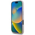 Etui Guess Grained Roses Big 4G logo na iPhone 16 - fioletowe Guess