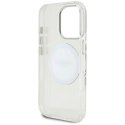 Etui Guess IML Metal Colored Circle Classic Logo MagSafe na iPhone 16 Pro Max - białe Guess