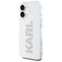 Etui Karl Lagerfeld IML Rhinestones Logo na iPhone 16 - przezroczyste Karl Lagerfeld