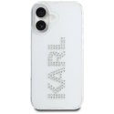 Etui Karl Lagerfeld IML Rhinestones Logo na iPhone 16 - przezroczyste Karl Lagerfeld