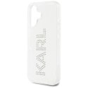 Etui Karl Lagerfeld IML Rhinestones Logo na iPhone 16 - przezroczyste Karl Lagerfeld