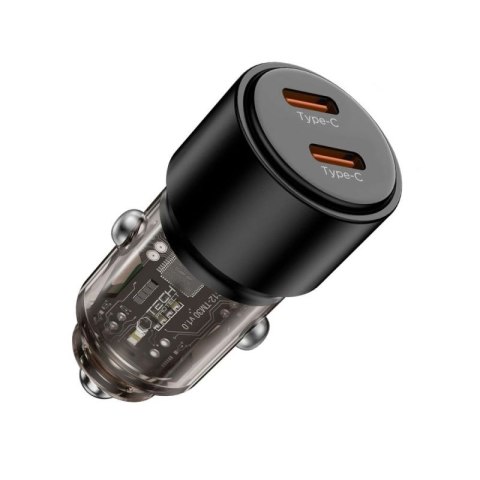 Ładowarka samochodowa CC03 2-porty PD100W - czarna Tech-Protect