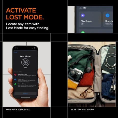 Lokalizator Spigen TagMe - czarny Spigen