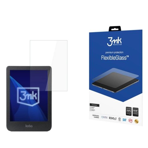 Szkło hybrydowe 3mk FlexibleGlass na Kobo Clara Colour 6 3mk Protection