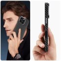 Etui Tech-Protect Ion Carbon MagSafe na iPhone 16 Pro - czarno-szare Tech-Protect