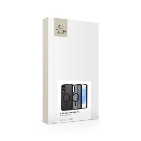 Etui Tech-Protect MagMat MagSafe na Samsung Galaxy S25 Edge - czarny mat Tech-Protect