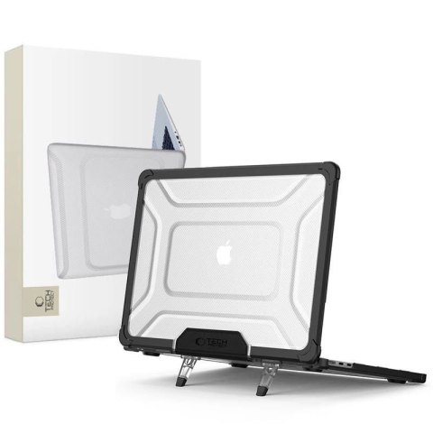 Etui Tech-Protect SmartShell Pro na MacBook Air 13" 2023-2025 M2 / M3 / M4 - przezroczysto-czarne Tech-Protect