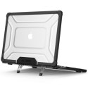 Etui Tech-Protect SmartShell Pro na MacBook Air 13" 2023-2025 M2 / M3 / M4 - przezroczysto-czarne Tech-Protect