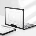 Etui Tech-Protect SmartShell Pro na MacBook Air 13" 2023-2025 M2 / M3 / M4 - przezroczysto-czarne Tech-Protect