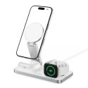 Ładowarka indukcyjna Tech-Protect QI15W-A47 MagSafe 3w1 + kabel USB-C - biała Tech-Protect